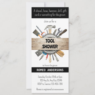 Tool Shower Invitation
