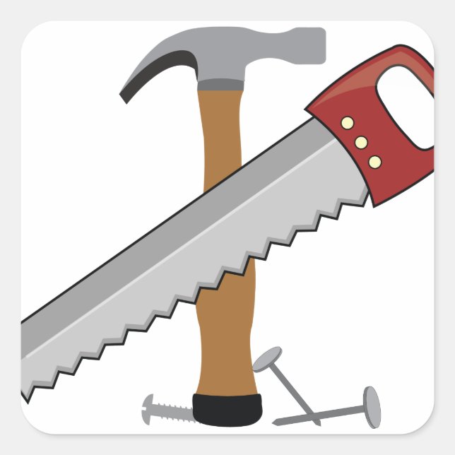 Tool Time Square Sticker (Front)