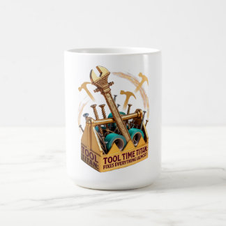 Tool Time Titan T Shirt, Funny Dad Gift Coffee Mug