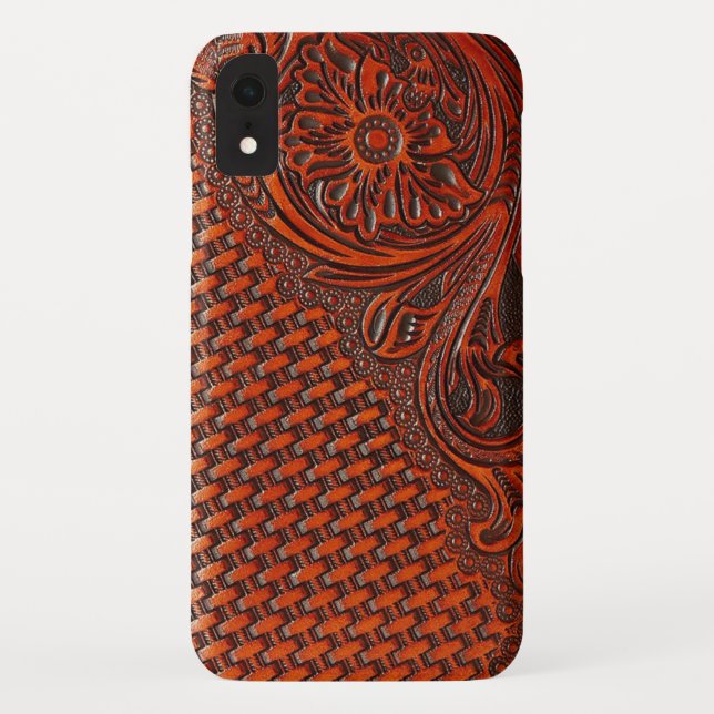 Tooled leather case (Back)
