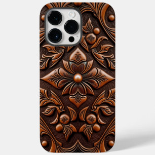 Tooled Leather Design Case-Mate iPhone 14 Pro Max Case
