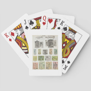 Tools and toolboxes from a trade catalogue of dome playing cards