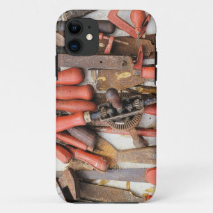 Tools Antique Rustic Red Man Tool Case-Mate iPhone Case