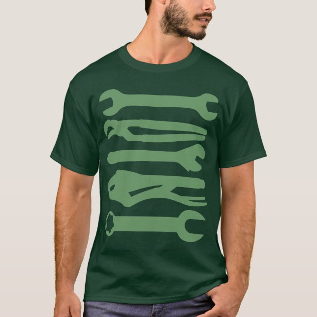 Tools - Army Green T-Shirt (Front)