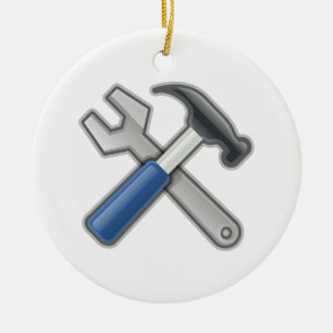 Tools Ceramic Tree Decoration