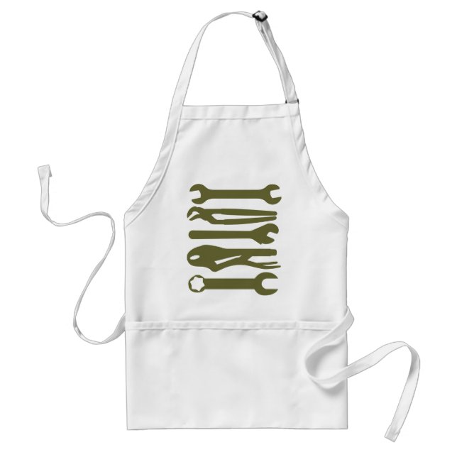 Tools - Dark Olive Green Standard Apron (Front)