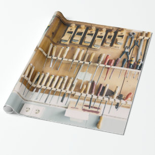 Tools DIY enthusiast Dad Fathers Day Wrapping Paper