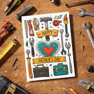 Tools for Dad Father's Day AI-art  Card