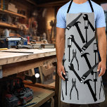 Tools Hammer Saw Garage Apron<br><div class="desc">This design may be personalised by choosing the customise option to add text or make other changes. If this product has the option to transfer the design to another item, please make sure to adjust the design to fit if needed. Contact me at colorflowcreations@gmail.com if you wish to have this...</div>