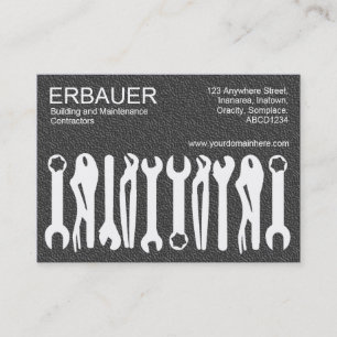 Tools of the Trade (Chubby) - Dark Grey Tex Business Card