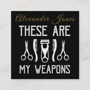 Tools of the Trade Personalise Square Business Card