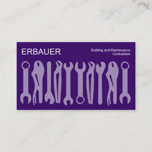 Tools of the Trade - Shades of Purple Business Card