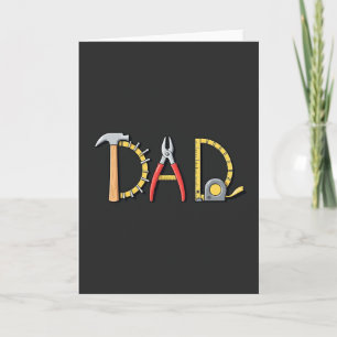 Tools Spell Dad Sweet Fathers Day Card