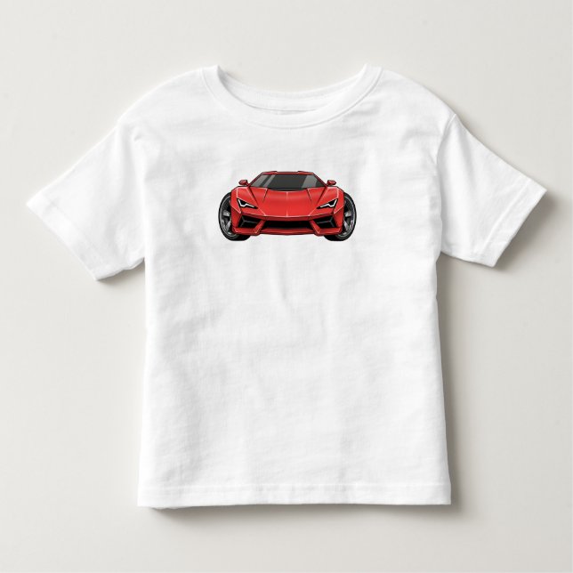 Toon Car Style Toddler T-Shirt (Front)