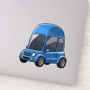 Toon Car with Arched Roof Lines