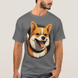 toon Shiba Inu Dog Cute Shiba Inu 6 T-Shirt