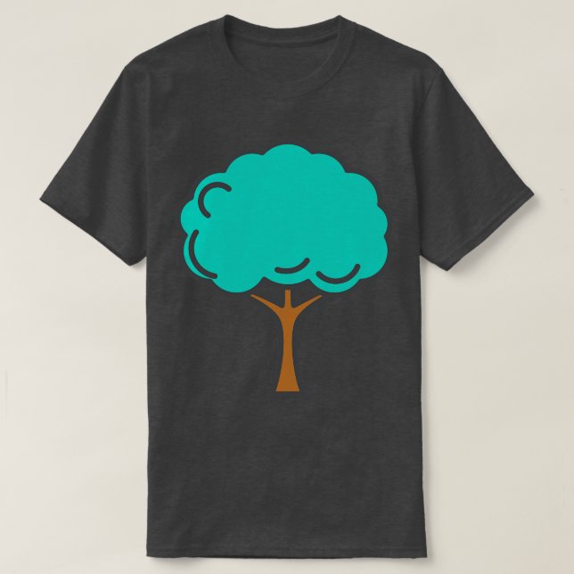 toon Tree Environment Icon T-Shirt (Design Front)