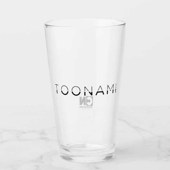 Toonami Split Font Logo Glass (Front)