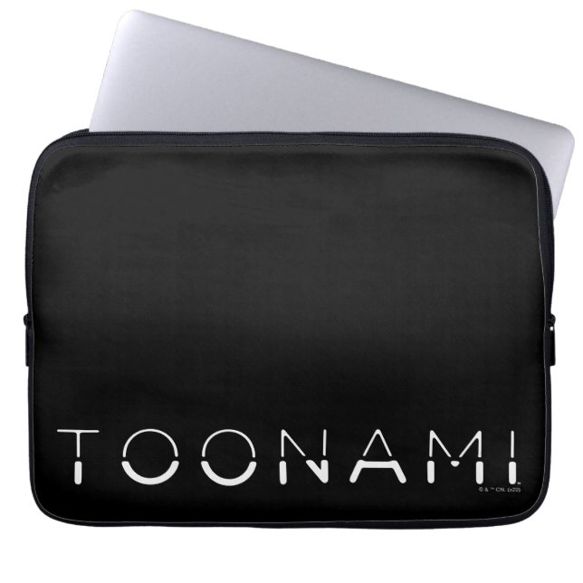Toonami Split Font Logo Laptop Sleeve (Front)