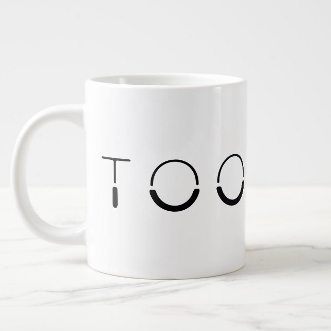 Toonami Split Font Logo Large Coffee Mug (Left)