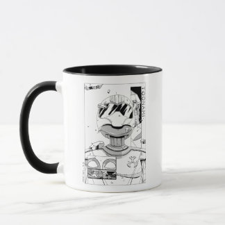 Toonami TOM 5 & SARA Comic Style Bumper Mug