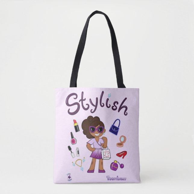 TOONVIDUALS Stylish Model Girl 1 Tote (Front)