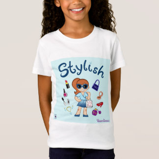 TOONVIDUALS Stylish Model Girl 3 T-Shirt