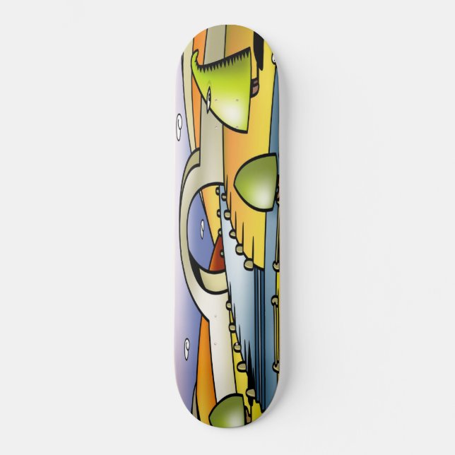 Toonville Skateboard (Front)