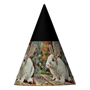toony bunny party hat