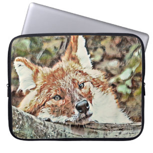 Toony Fox Laptop Sleeve