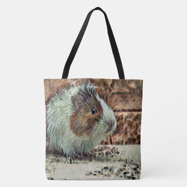 toony guinea pig tote bag (Front)