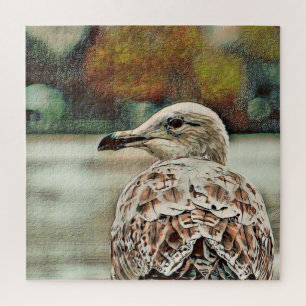 toony seagull jigsaw puzzle