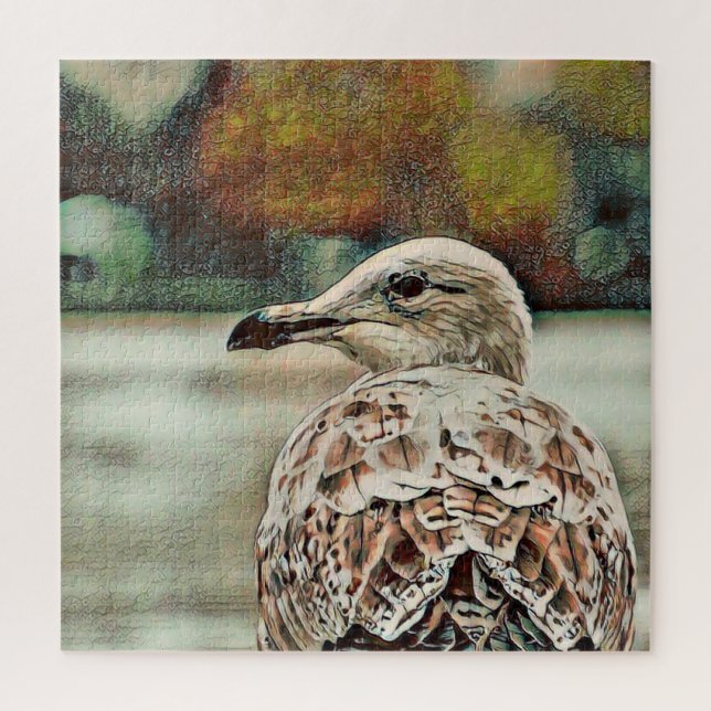 toony seagull jigsaw puzzle (Vertical)