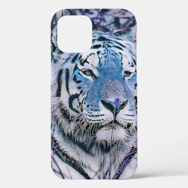 Toony Tiger blue Case-Mate iPhone Case (Back)