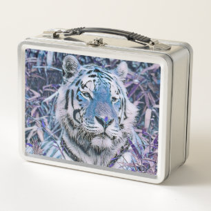 Toony Tiger blue Metal Lunch Box