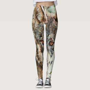 toony wolf leggings