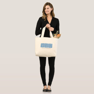 Tooth And  Hart Dentist With Style Dental Implant Large Tote Bag
