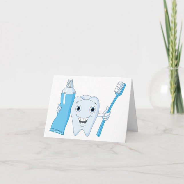 Tooth And Toothbrush Note Cards (Creator Uploaded)