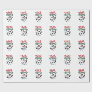 Tooth Be Merry Dental Dentist Christmas Xmas  Wrapping Paper
