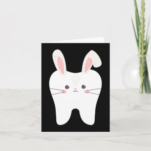 Tooth Bunny Dentist Easter Dental Istant Easter Da Card