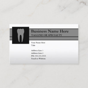 tooth business card