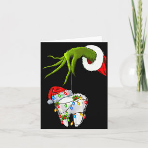 Tooth Dentist Dental Istant Teeth Christmas Xmas H Card