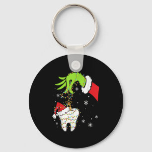 Tooth Dentist Dental Istant Teeth Christmas Xmas L Key Ring