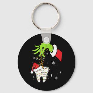 Tooth Dentist Dental Istant Teeth Christmas Xmas L Key Ring