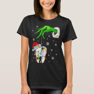 Tooth Dentist Dental Istant Teeth Xmas Christmas P T-Shirt