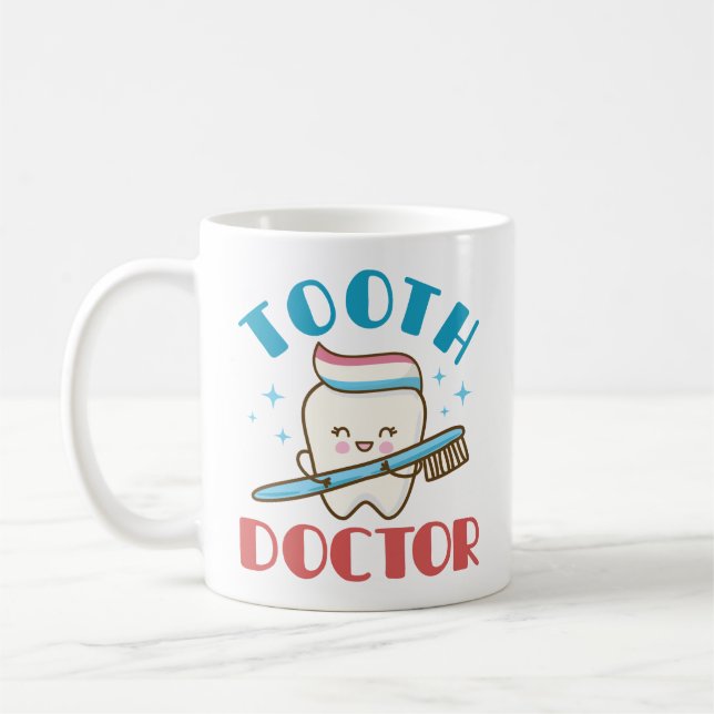 Tooth Doctor Paediatrics Dentist Dentistry Coffee Mug (Left)