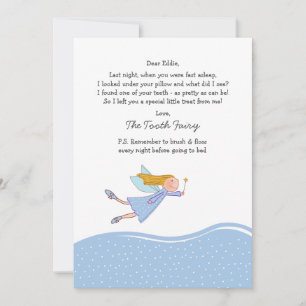 Tooth Fairy (Blue) Card
