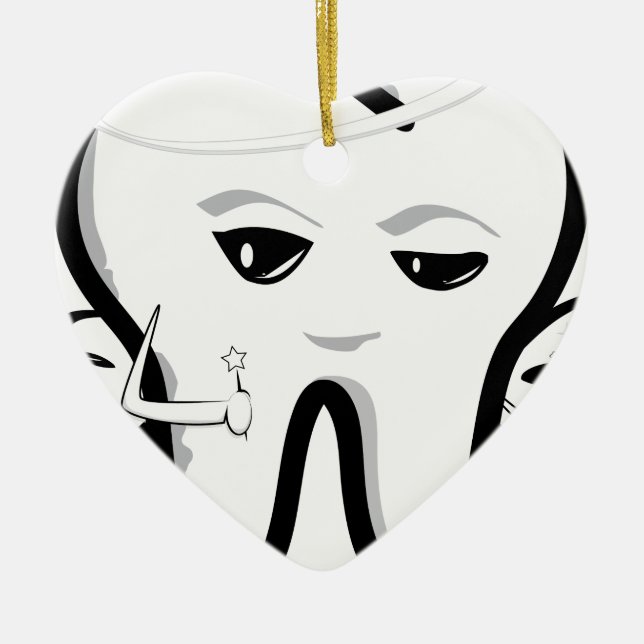 Tooth Fairy Ceramic Tree Decoration (Front)