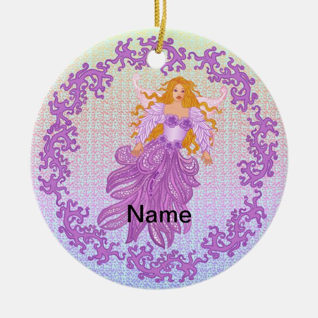 Tooth Fairy Ceramic Tree Decoration (Front)