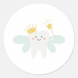 Tooth Fairy Classic Round Sticker